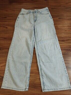 OAT New York Light Wash Wide-Leg Denim Jeans